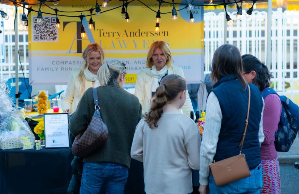 Nundah lawfirm at the Nundah Night Markets